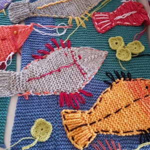 knitted fish